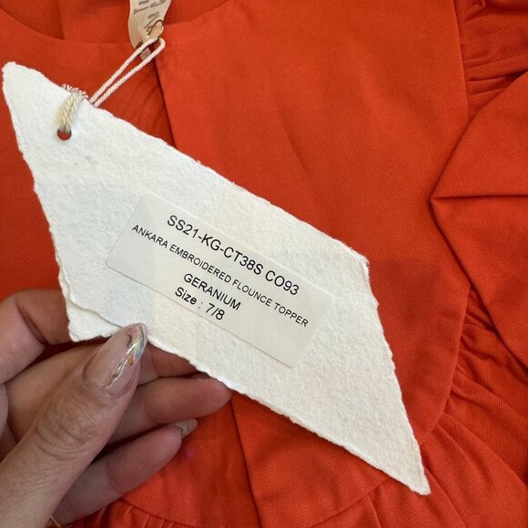 Tía Cibani Res Ruffle Dress Coat Jacket - Picture 5 of 7